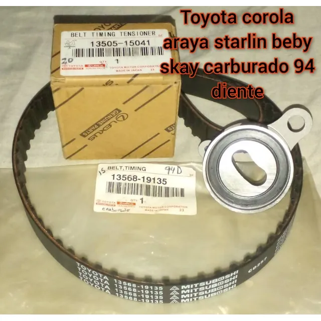 Kit Tiempo  Toyota Corola Araya Starlin Beby Skay Carburado