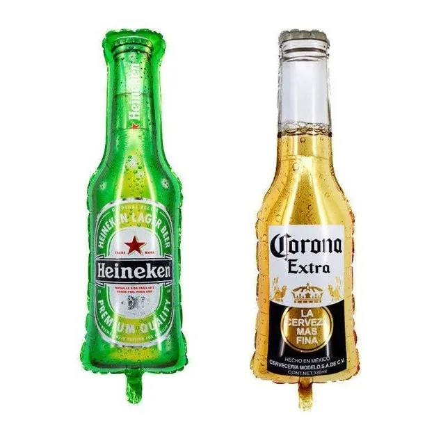 Globo De Botella De Cerveza Heineken Y Corona 36 Pulgadas