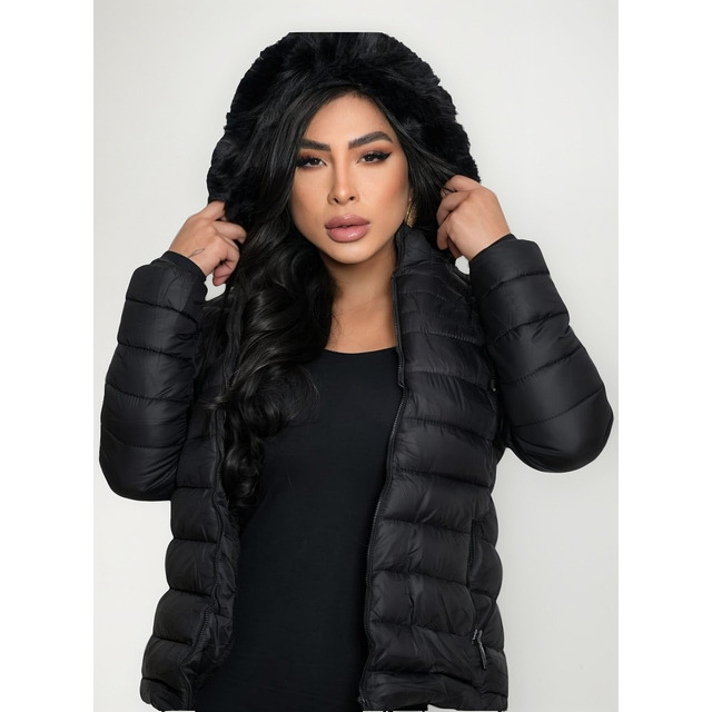Jaqueta Feminina Forrada Agasalho Bobojaco Puffer Blusa Frio Jaqueta Feminina Forrada Agasalho Bobojaco Puffer Blusa Frio