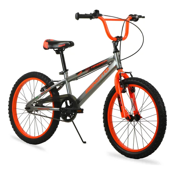 Bicicleta Benotto Agressor R20 1v. Frenos V Acero Gris/naranja