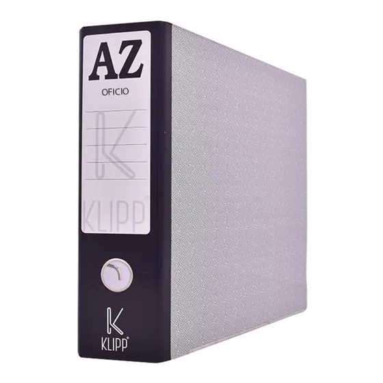 Carpeta Legajadora Folder Az Klipp Oficio X1 Und