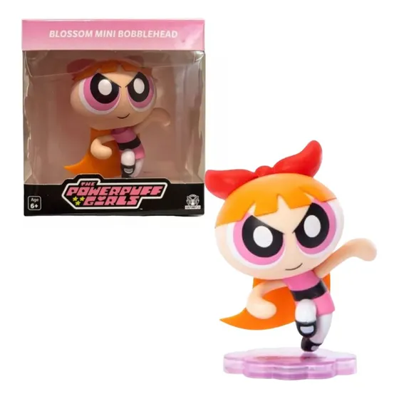Boneca Mini Bobblehead Meninas Super Poderosas Florzinha