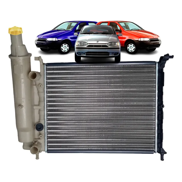 Radiador Fiat Palio 96/97/98/99/2000 S/ Ar Com Reservatório