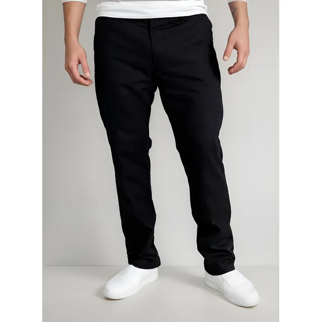 Pantalon De Gabardina Casual Strech Hombre Skinny Tallaextra