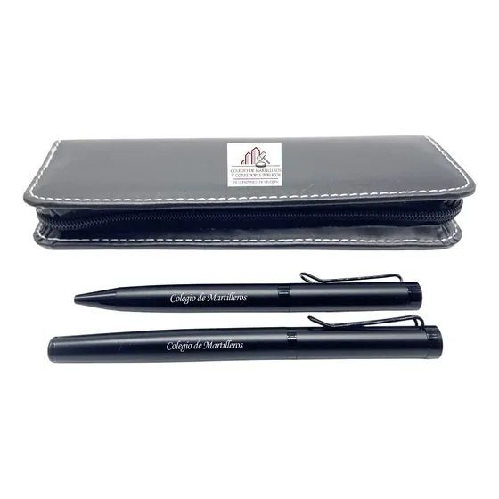 Set Boligrafo- Roller Premium Personalizado Empresa Souvenir