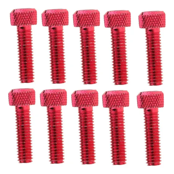 10 Unidades M6 Tornillos Hexagonal Repuestos