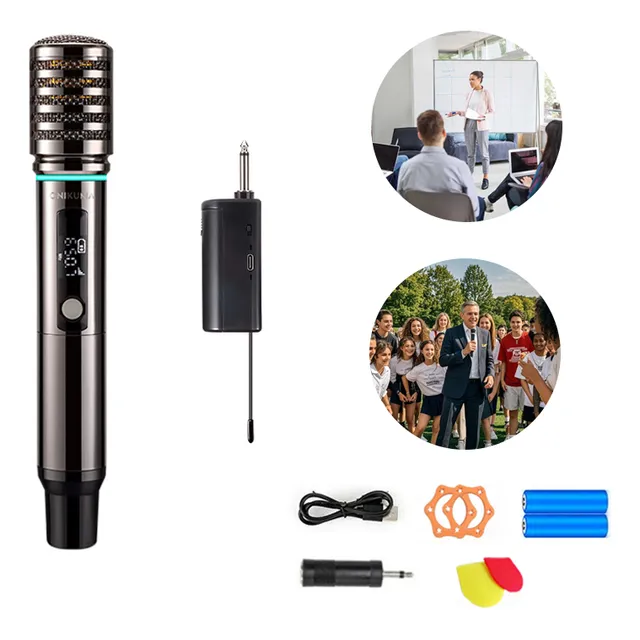 Micrófono Inalámbrico Profesional Onikuma U02 Karaoke Kit