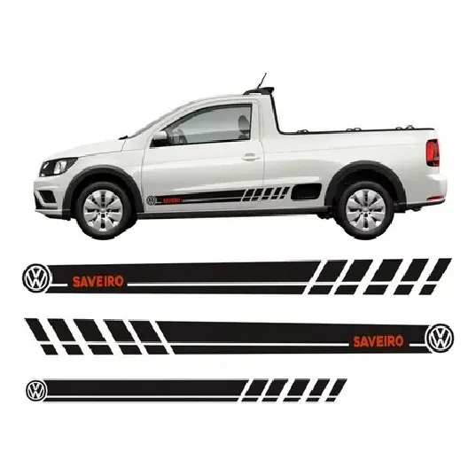 Adhesivo Lateral Saveiro G5 G6 G7 G8