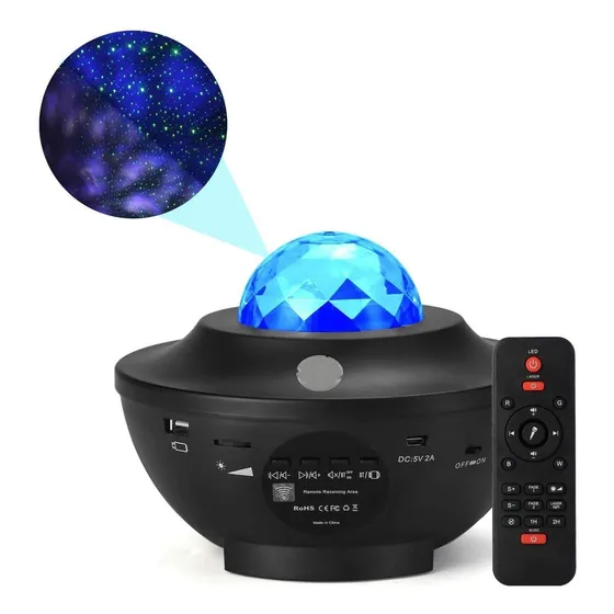 Proyector Galaxy Para Dormitorio De Myriad365 - Proyector De Estrella Parlante Bluetooth Everest Alta Calidad