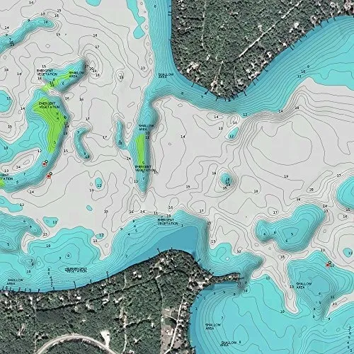 Navionics Hotmaps Platinum East Lago Pesca Mapa