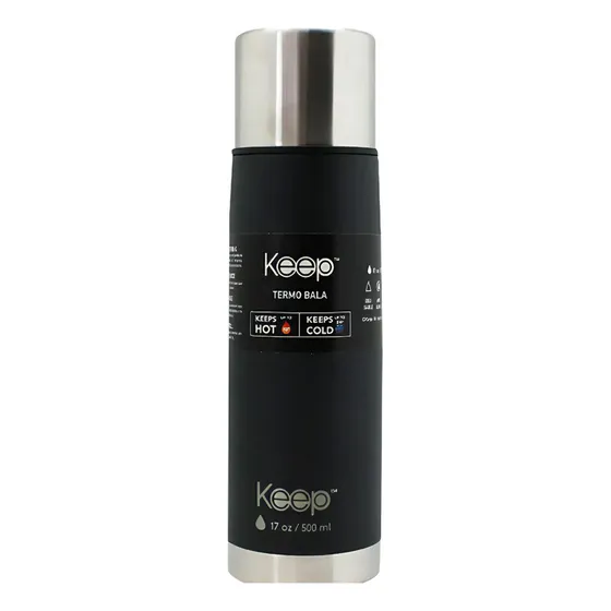 Termo Bala Acero Inoxidable 500 Ml Rubber Colores Keep