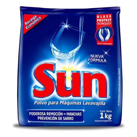 Detergente para lavavajillas Sun Progress polvo en bolsa 1 kg