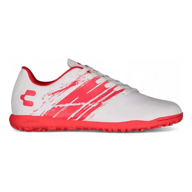 Tenis Fútbol Rápido Hombre Charly 1086948 Turf Blanco R Lc.
