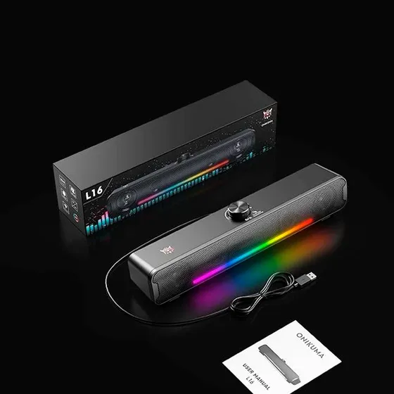 Barra De Sonido Onikuma L16 Con Luces Led