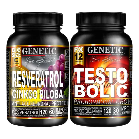 Libido Potencia Antioxidante Resveratrol Testobolic Genetic