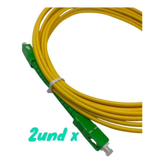 Cable De Fibra Óptica 5metros Internet X 2 Unidades