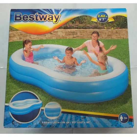 Piscina Familiar Inflable Forma Laguna Bestway
