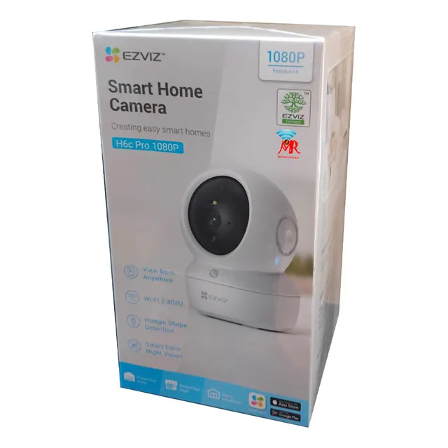 Cámara De Seguridad Ezviz H6c Pro 1080p 360°