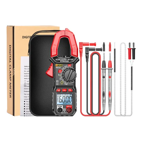 Pinza Amperimetrica Ac/dc Con Capacimetro Marca Aneng Pn103
