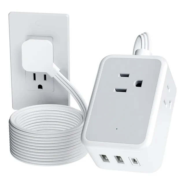 Tessan Extension Electrica Usb Regleta Multicontacto 1 5 M 4 Salidas Ca