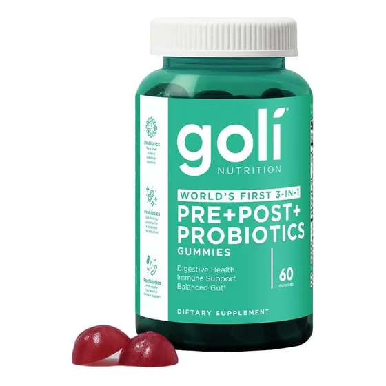 Suplemento Gomitas Pre+post+probióticos 60 Unidades Goli