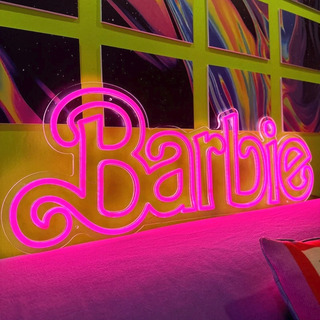Letrero Neón Barbie Retro Vintage Luz Led Lampara Atenuador Letrero Neón Barbie Retro Vintage Luz Led Lampara Atenuador