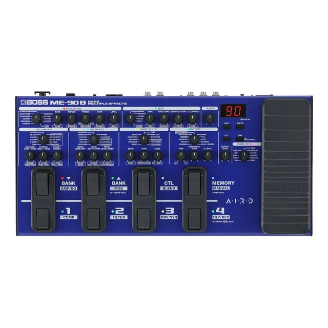Pedalera Multiefecto Para Bajo Boss Me 90b 61 Efectos, 10 Ir