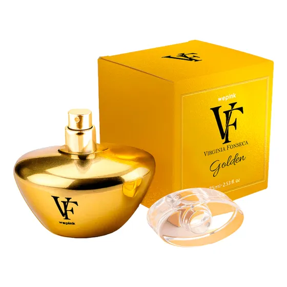 Wepink Vf Golden Deo Colônia - Perfume Virginia - 75ml - Edição Especial