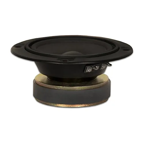 120 Watt 8ohm Poly Mica 5  Altavoz Midrange Negro (gm-8...