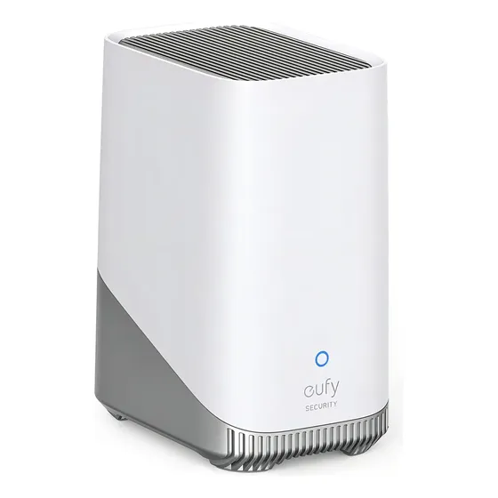 Eufy Security HomeBase 3 (Eufy HomeBase S380), centro de seguridad eufy, sin costos adicionales, Memoria expandible up to 16TB, compatibilidad de productos eufy Security, cifrado avanzado, Wi-Fi