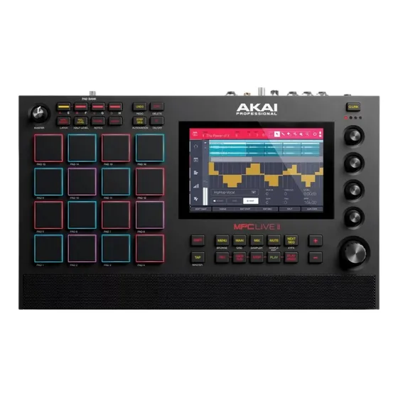 Centro De Produção Musical Akai Mpclive 2 Drumpad Sampler Dj