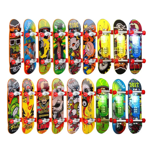 Juego De 18 Patinetas De Dedo Creativas Para Dedos