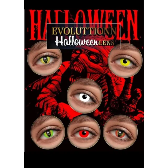 Lentes De Contacto Halloween Evoluttion 