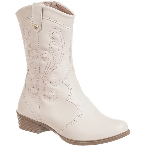Bota Texana Infantil Menina Bico Fino Moda Confortavel
