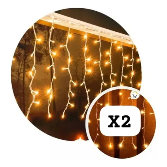 Luces Led Decorativas Navidad 100 Luces 3 Metros Ancho