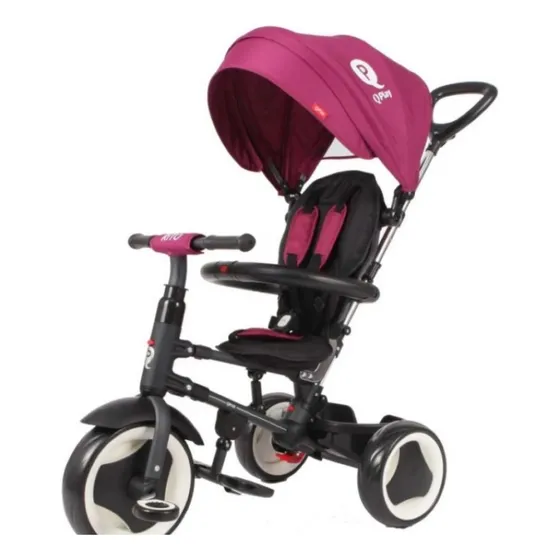 Triciclo Rito Plegable Qplay By Bebesit Color Gris Color Violeta