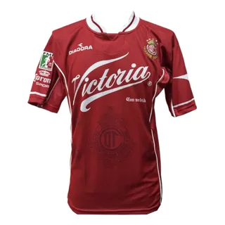 Jersey Diadora De Diablos Rojos De Toluca Cardozo #9 1999