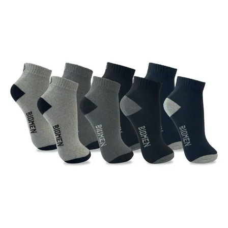 Kit 6 Pares Meia Masculina Cano Curto Conforto Preto Liso 37-43
