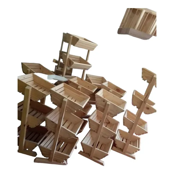 Verdulero Madera Pino Frutero Organizador Para Hogar Negocio