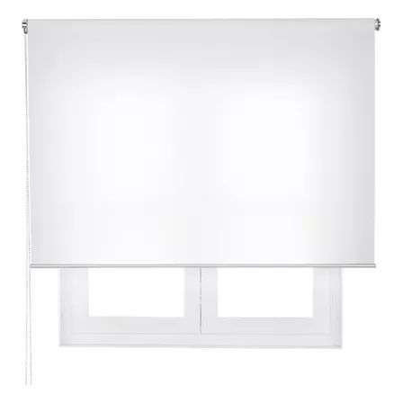 Cortina Roller Screen, Solarview, Microperforado - 80 X 220 Color Blanco