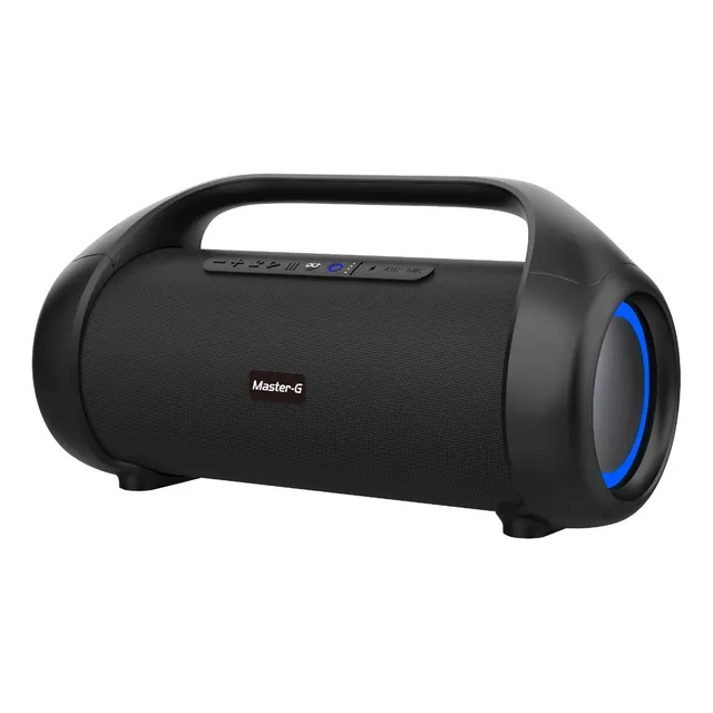 Parlante Portátil Bluetooth 5 Centauro Aprueba de Agua IPX5 TWS Master-g Color Negro