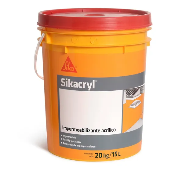 Pintura Membrana Liquida Impermeabilizante Sikacryl 20kg Tyt