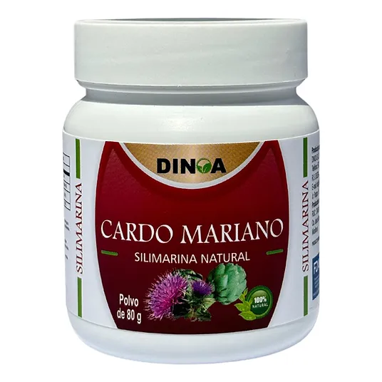Dinoa Cardo Mariano Hepa Polvo 80g - Suplemento En Pote