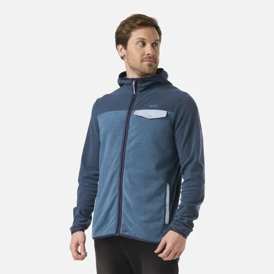Polar Hombre Fireplace Full Zip Hoody Sweatshirt Azul V26