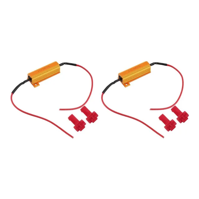 Kit 2 Resistor Canceller 50w 6rj Led Pingo Cambus Universal