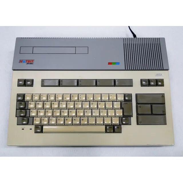 Quadro Decorativo Vintage 20x30 Computador Msx Sharp Hotbit 