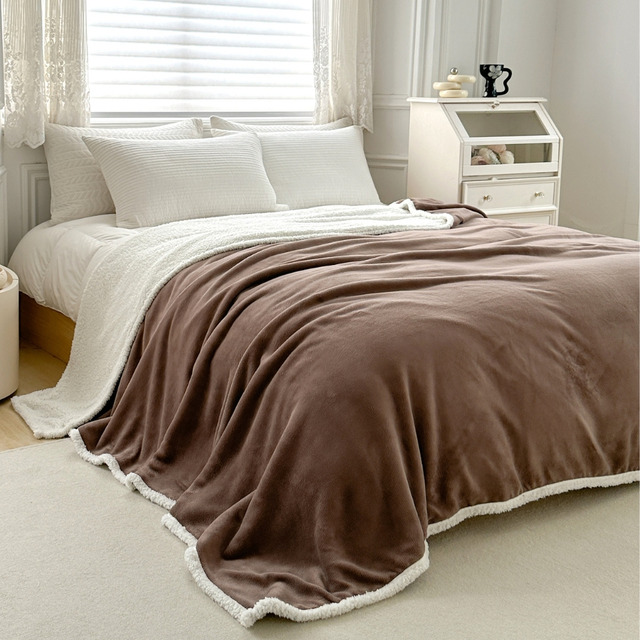 Cobertor Queen Everest D Face Manta Flannel Sherpa Lã De Car Cobertor Queen Everest D Face Manta Flannel Sherpa Lã De Car