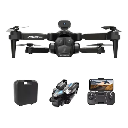 Mini Drone 4k Con 3 Camaras Wifi 2.4ghz Dron Fpv Antichoques