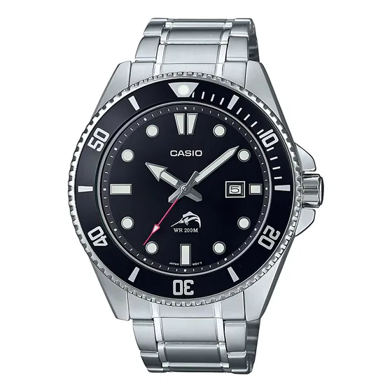 Reloj Casio Classic Diver de acero inoxidable MDV-106DD-1A3v