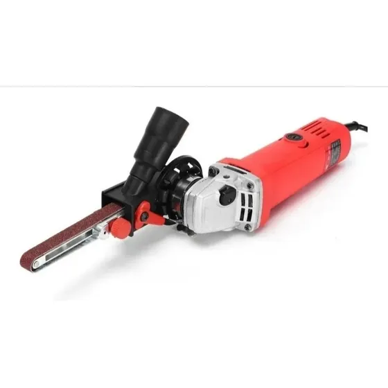 Adaptador De Lijadora Banda Para Galletero Esmeril Angula Color Rojo
